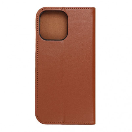 Peňaženkové puzdro Leather case SMART PRO na Apple iPhone 14 Pro Max Elegant  Hnedý