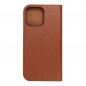 Peňaženkové puzdro Leather case SMART PRO na Apple iPhone 14 Pro Max Elegant  Hnedý