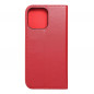 Peňaženkové puzdro Leather case SMART PRO na Apple iPhone 14 Pro Max Elegant  Vinovo červený