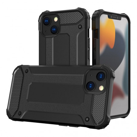 Tvrdený kryt Armor na Apple iPhone 14 Plus Čierny