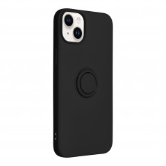 Kryt Silicone ring na Apple iPhone 14 Plus Čierny