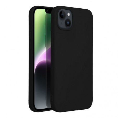 Kryt Silicone na Apple iPhone 14 Plus Elegant Čierny