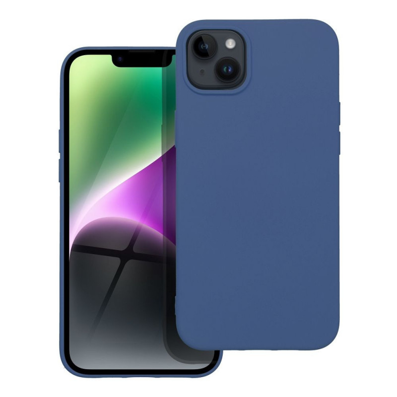 Kryt Silicone na Apple iPhone 14 Plus Elegant  Modrý