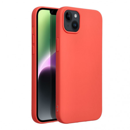 Kryt Silicone na Apple iPhone 14 Plus Elegant Broskyňový