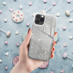 Kryt Shining na Apple iPhone 14 Plus Strieborný