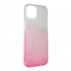 Kryt Shining na Apple iPhone 14 Plus Prehľadný a ružový