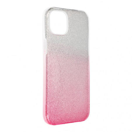 Kryt Shining na Apple iPhone 14 Plus Prehľadný a ružový