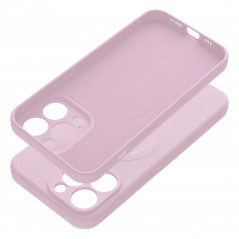 Kryt Silicone Mag Cover na Apple iPhone 13 Pro MagSAFE Ružový