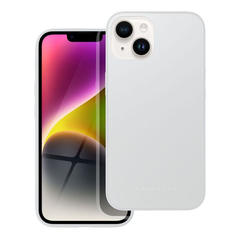 Kryt Roar Matte Glass na Apple iPhone 14 Štýlový  Oceľový