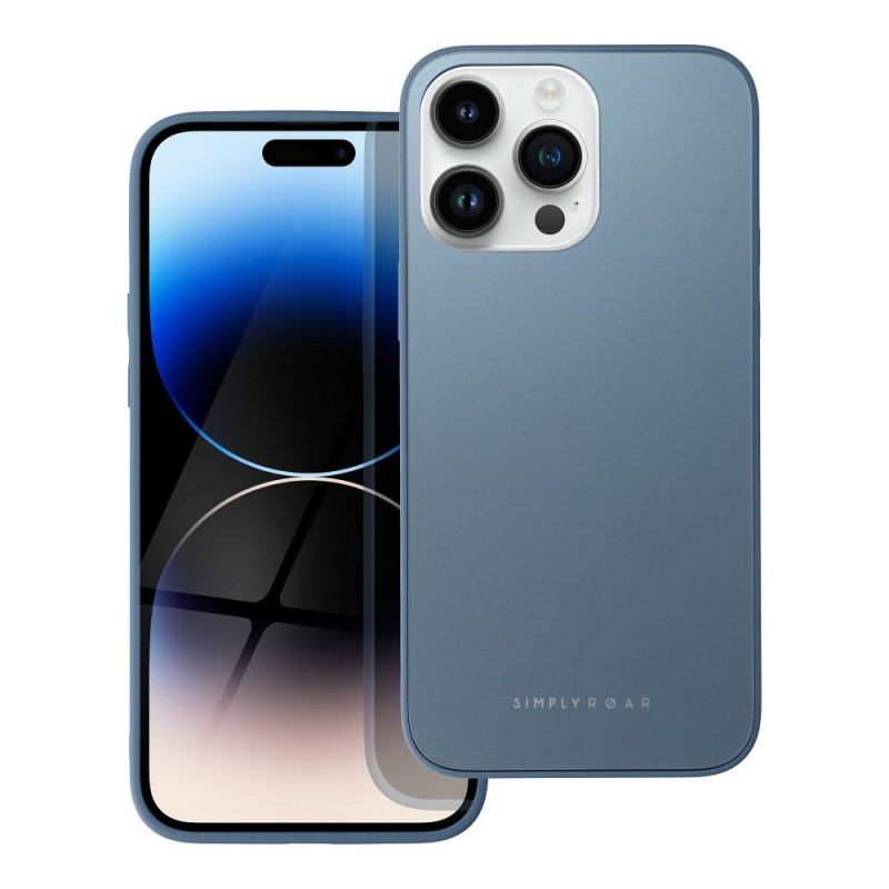 Kryt Roar Matte Glass na Apple iPhone 14 Pro Max Štýlový  Modrý