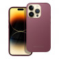 Kryt Roar Matte Glass na Apple iPhone 14 Pro Štýlový  Vinovo červený