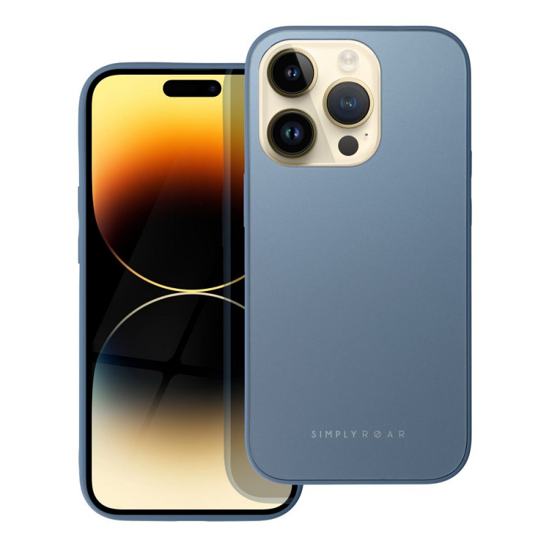 Kryt Roar Matte Glass na Apple iPhone 14 Pro Štýlový  Modrý