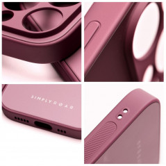 Kryt Roar Matte Glass na Apple iPhone X Štýlový  Vinovo červený