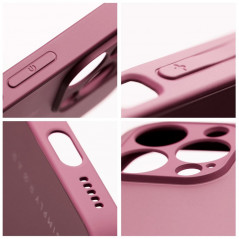 Kryt Roar Matte Glass na Apple iPhone X Štýlový  Vinovo červený