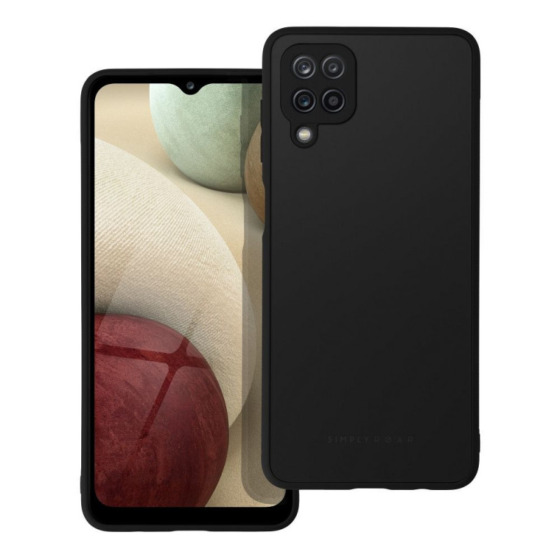 Kryt Roar Matte Glass na Samsung Galaxy A12 Štýlový  Čierny