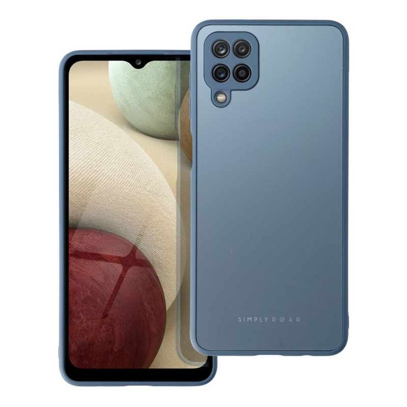 Kryt Roar Matte Glass na Samsung Galaxy A12 Štýlový  Modrý