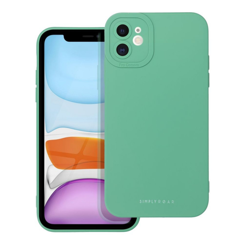 Kryt Roar Luna na Apple iPhone 11 Jednofarebný, Štýlový, Estetický doplnok  Zelený