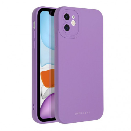 Kryt Roar Luna na Apple iPhone 11 Jednofarebný, Štýlový, Estetický doplnok Fialový (Violet)