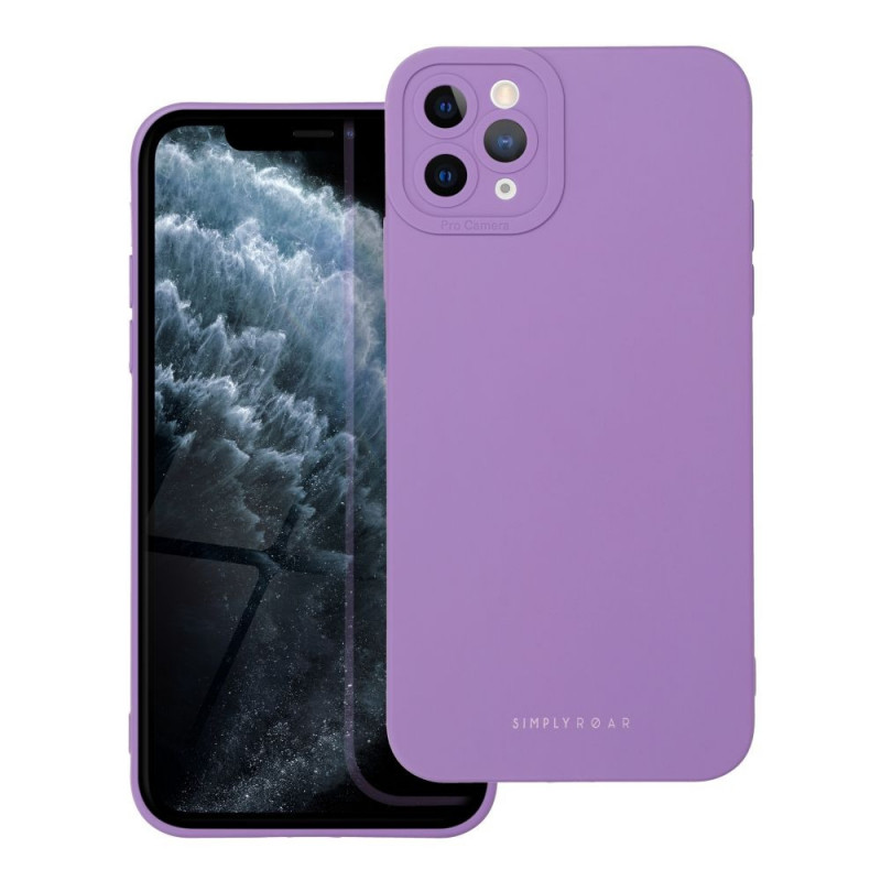 Kryt Roar Luna na Apple iPhone 11 Pro Max Jednofarebný, Štýlový, Estetický doplnok  Fialový (Violet)