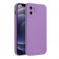 Kryt Roar Luna na Apple iPhone 12 Jednofarebný, Štýlový, Estetický doplnok  Fialový (Violet)