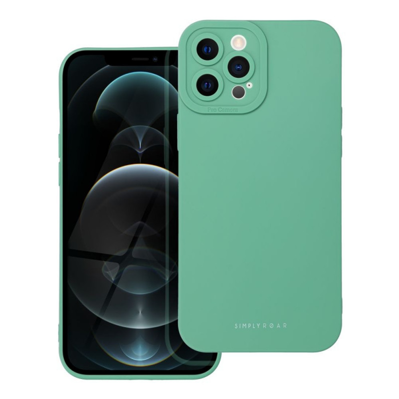 Kryt Roar Luna na Apple iPhone 12 Pro Max Jednofarebný, Štýlový, Estetický doplnok  Zelený
