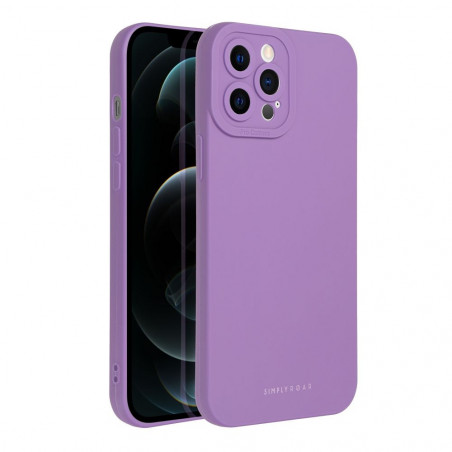 Kryt Roar Luna na Apple iPhone 12 Pro Max Jednofarebný, Štýlový, Estetický doplnok  Fialový (Violet)