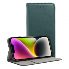Peňaženkové puzdro Smart Magneto book na XIAOMI Redmi Note 11 Pro Tmavo zelený