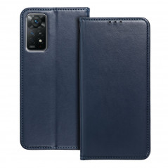 Peňaženkové puzdro Smart Magneto book na XIAOMI Redmi Note 11 Pro 5G Tmavší modrý