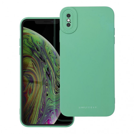 Kryt Roar Luna na Apple iPhone XS Jednofarebný, Štýlový, Estetický doplnok Zelený