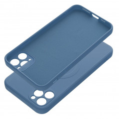 Kryt Silicone Mag Cover na Apple iPhone 11 Pro Max MagSAFE  Modrý