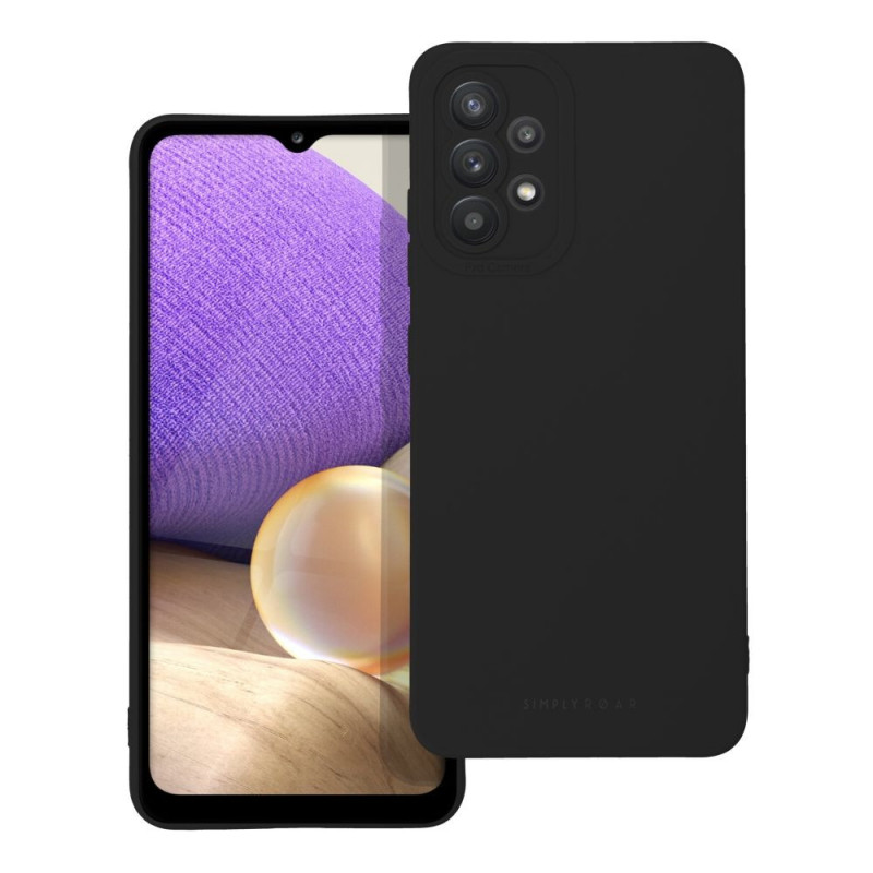 Kryt Roar Luna na Samsung Galaxy A32 5G Jednofarebný, Štýlový, Estetický doplnok  Čierny