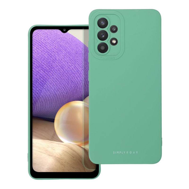 Kryt Roar Luna na Samsung Galaxy A32 5G Jednofarebný, Štýlový, Estetický doplnok  Zelený