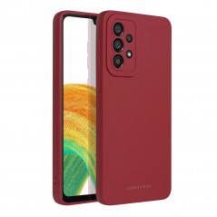 Kryt Roar Luna na Samsung Galaxy A33 Jednofarebný, Štýlový, Estetický doplnok Červený