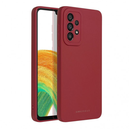 Kryt Roar Luna na Samsung Galaxy A33 Jednofarebný, Štýlový, Estetický doplnok Červený