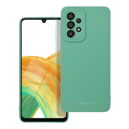 Kryt Roar Luna na Samsung Galaxy A33 Jednofarebný, Štýlový, Estetický doplnok Zelený