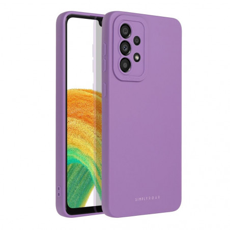 Kryt Roar Luna na Samsung Galaxy A33 Jednofarebný, Štýlový, Estetický doplnok Fialový (Violet)
