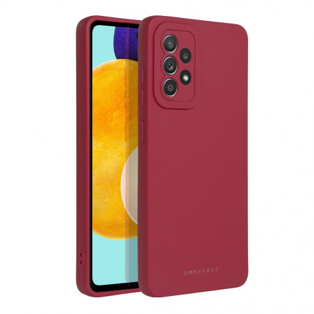 Kryt Roar Luna na Samsung Galaxy A52 5G Jednofarebný, Štýlový, Estetický doplnok Červený