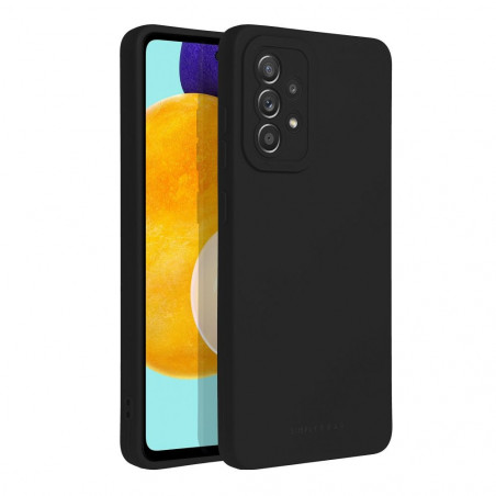 Kryt Roar Luna na Samsung Galaxy A52 5G Jednofarebný, Štýlový, Estetický doplnok Čierny