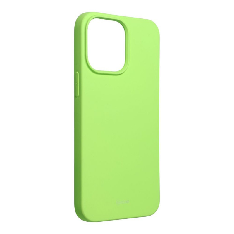 Kryt Roar Colorful Jelly na Apple iPhone 14 Pro Max Limetkovo zelený