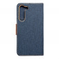 Peňaženkové puzdro CANVAS Book na Samsung Galaxy S23 Plus 5G Námornícka modrá