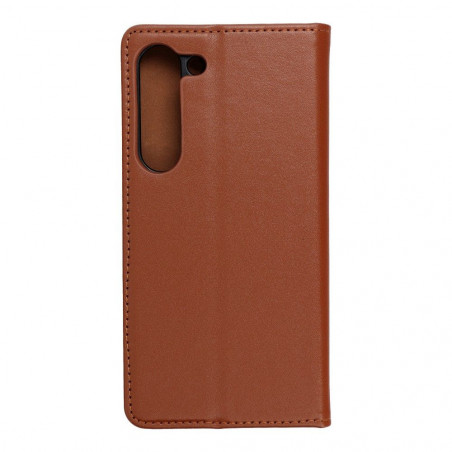 Peňaženkové puzdro Leather case SMART PRO na Samsung Galaxy S23 5G Elegant Hnedý