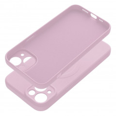 Kryt Silicone Mag Cover na Apple iPhone 14 MagSAFE  Ružový