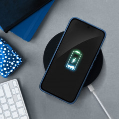 Kryt Silicone na Samsung Galaxy S23 Plus 5G Elegant  Modrý