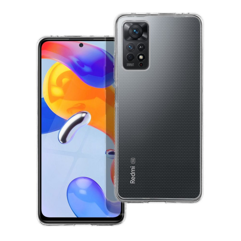 Kryt CLEAR 2mm na XIAOMI Redmi Note 11 Pro 5G Transparentný