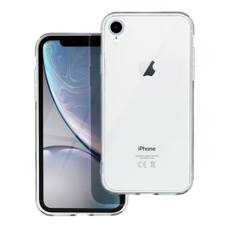 Kryt CLEAR 2mm na Apple iPhone XR Transparentný