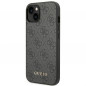 Kryt Guess 4G Gold Logo na Apple iPhone 14 Plus Elegant  Šedý