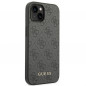 Kryt Guess 4G Gold Logo na Apple iPhone 14 Plus Elegant  Šedý