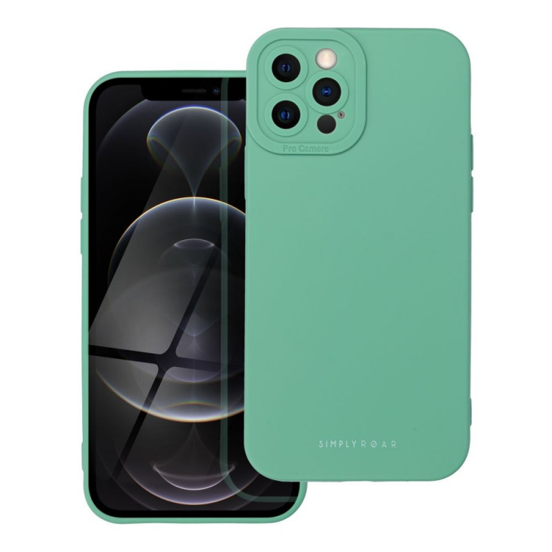Kryt Roar Luna na Apple iPhone 12 Pro Jednofarebný, Štýlový, Estetický doplnok  Zelený