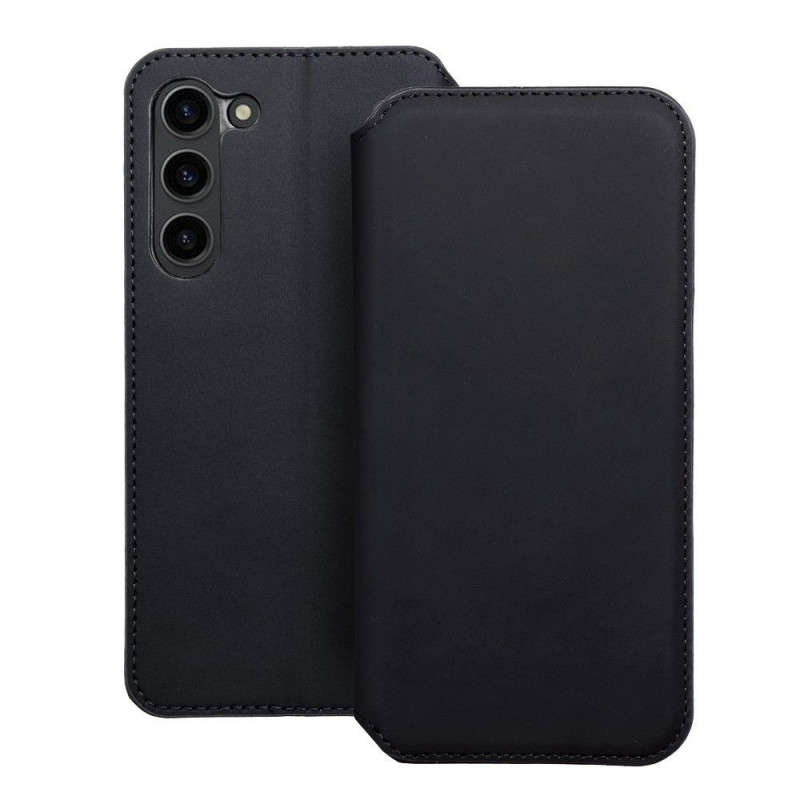 Peňaženkové puzdro Dual Pocket book na Samsung Galaxy S23 5G Čierny