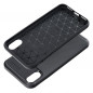Kryt Carbon premium na Apple iPhone X Elegant  Čierny